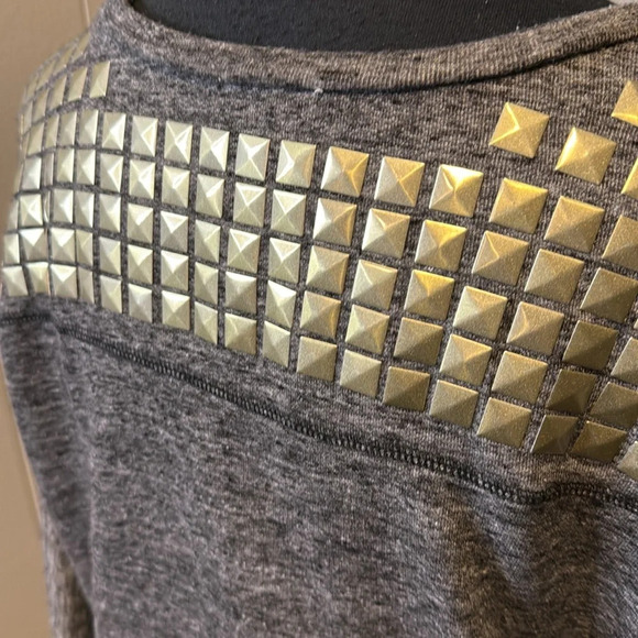 RACHEL Rachel Roy Women’s Medium Sweater Studded Uneven Hems - Picture 6 of 8